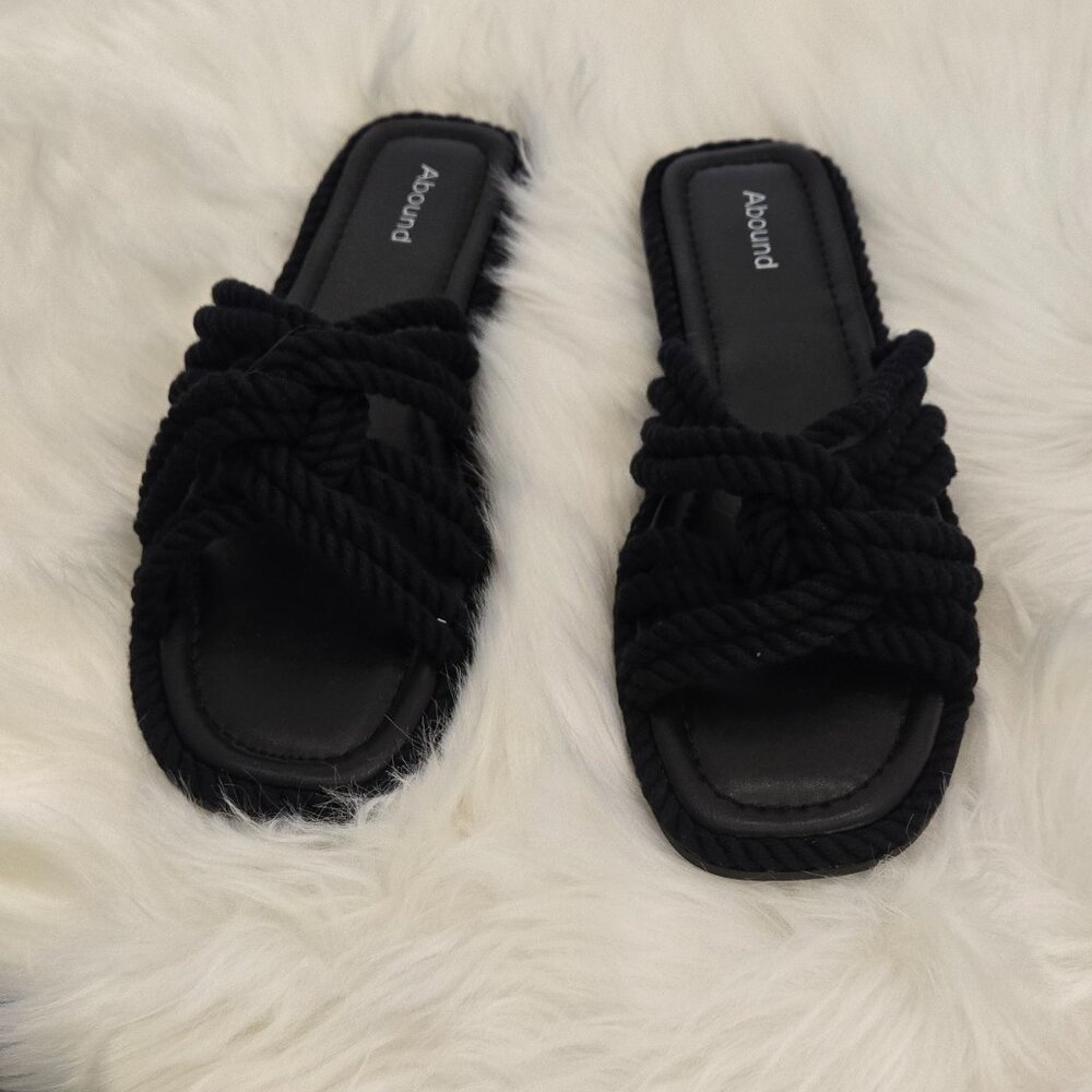 ABOUND "Absandi-Fab" Black Loafer Flats | Size 10
